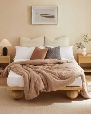 Wooden Bed Frame – Myungsoo
