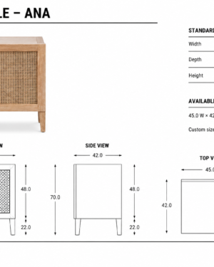 Bedside Table – Ana