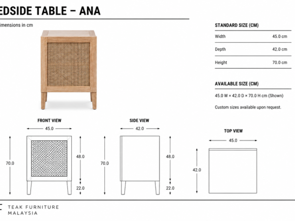 Bedside Table – Ana
