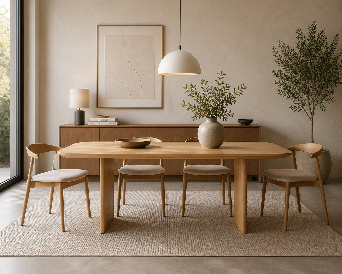 Wooden Dining Table​ - Adiba