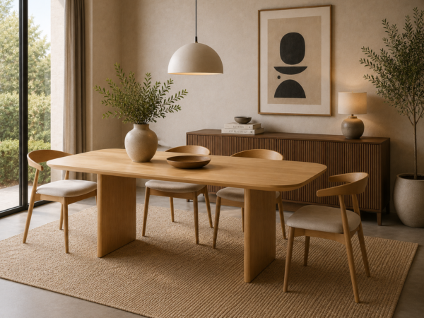 Wooden Dining Table​ – Adiba