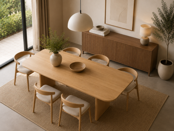 Wooden Dining Table​ – Adiba