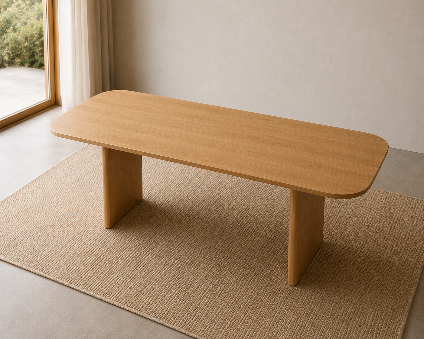 Wooden Dining Table - Adiba 6 Wooden Dining Table - Adiba - Image 4