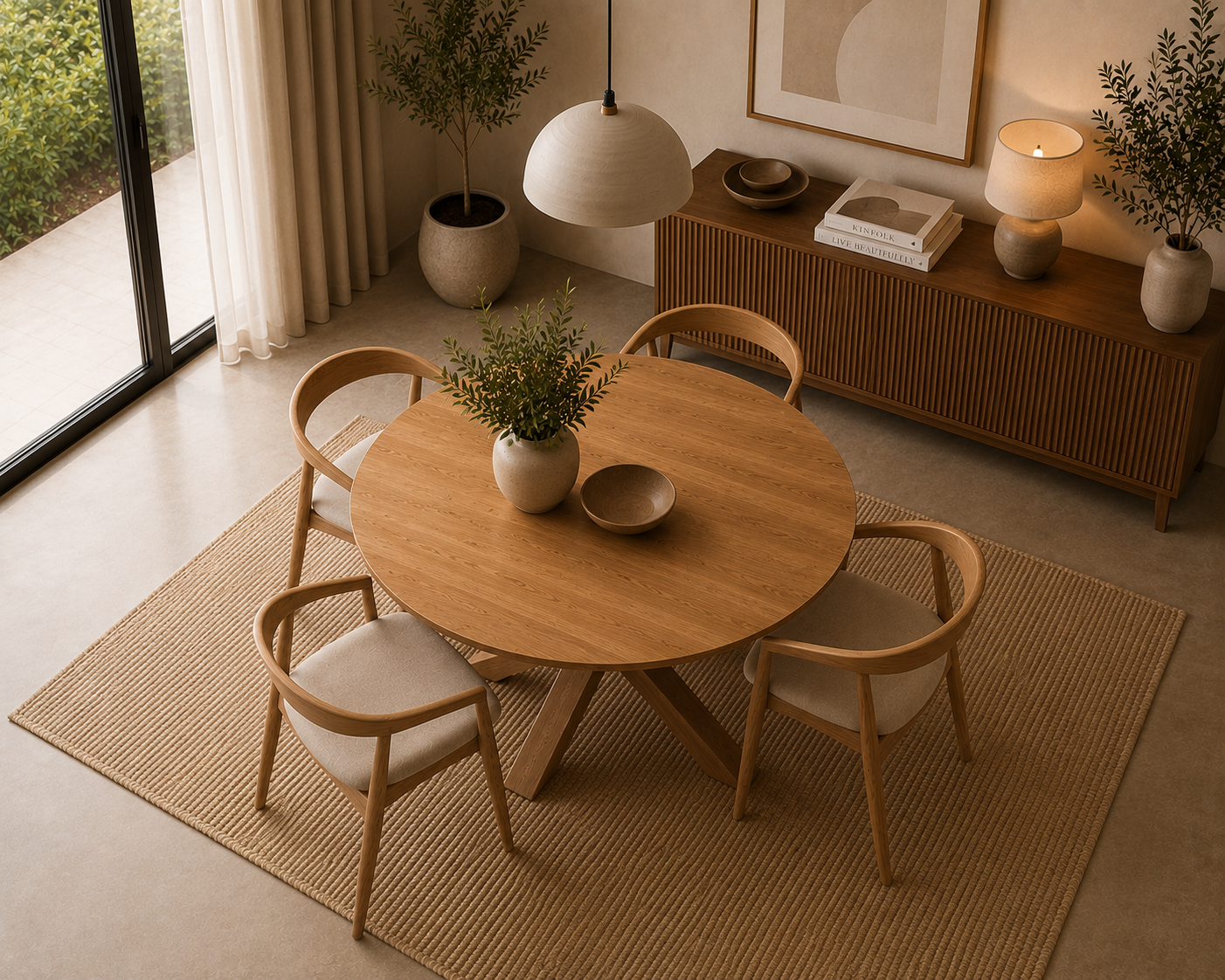 Round Dining Table - Maya 5 Round Dining Table - Maya - Image 3