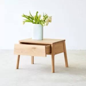 Wooden Bedside Table – Elias