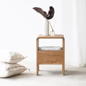 Wooden Bedside Table –  Mingyu