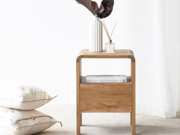 Wooden Bedside Table –  Mingyu
