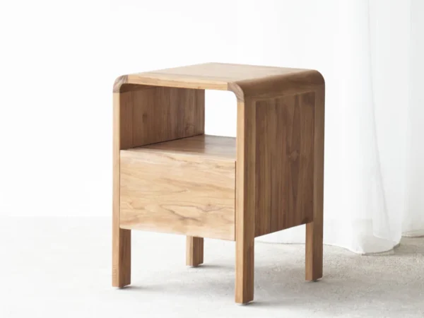 Wooden Bedside Table –  Mingyu