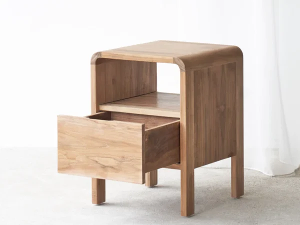 Wooden Bedside Table –  Mingyu