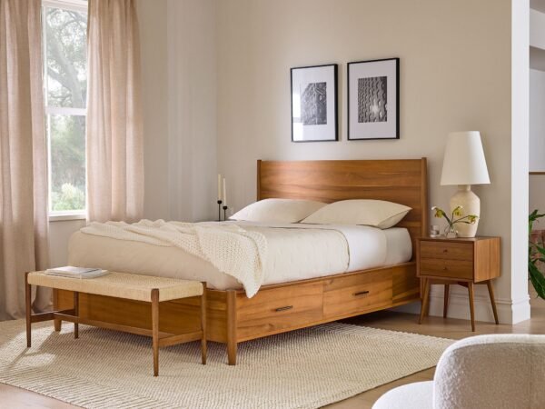 Wooden Bed Frame – Nils