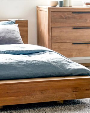 Home 6 Teak Bed Frame – Prilly