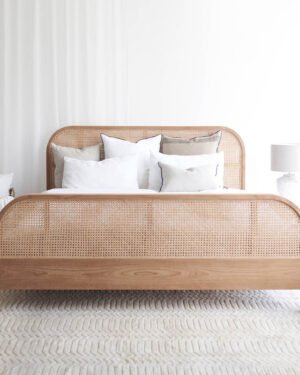 Teak Bed Frame | Rattan