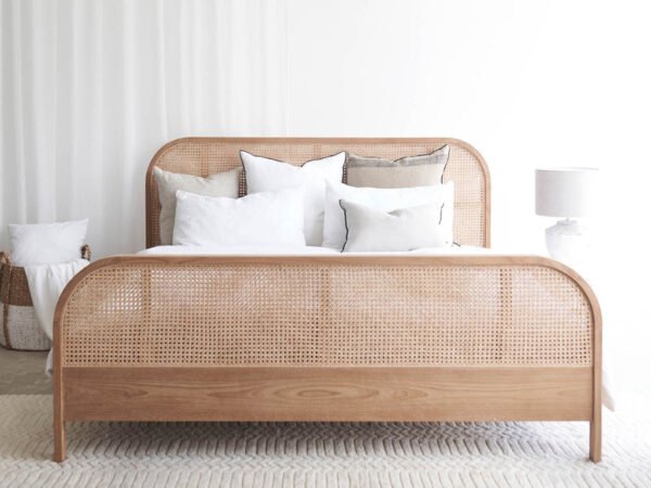 Teak Bed Frame | Rattan