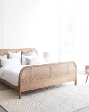 Teak Bed Frame | Rattan