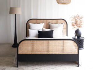 Teak Bed Frame | Rattan