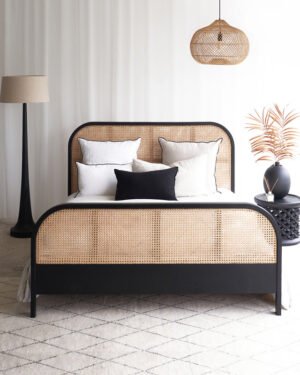 Teak Bed Frame | Rattan