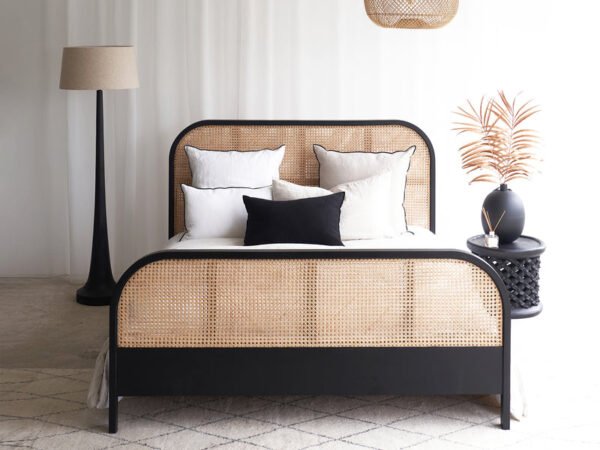 Teak Bed Frame | Rattan
