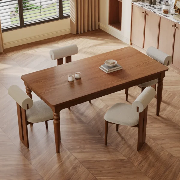 Wooden Dining Table - Sherli - Image 5
