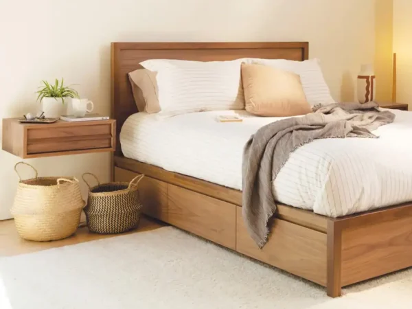 Teak Bed Frame – Yoongi