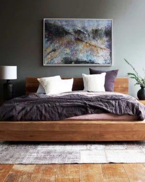 Home 5 Teak Bed Frame – Prilly