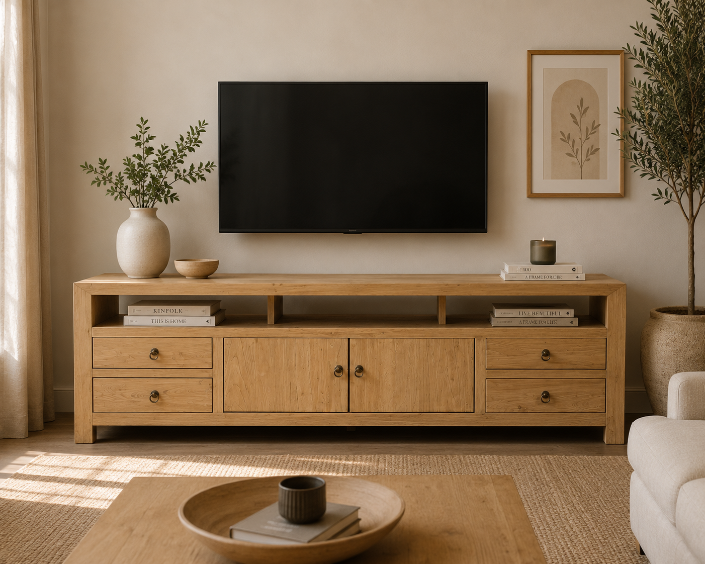 Teak TV Cabinet​ – Abs