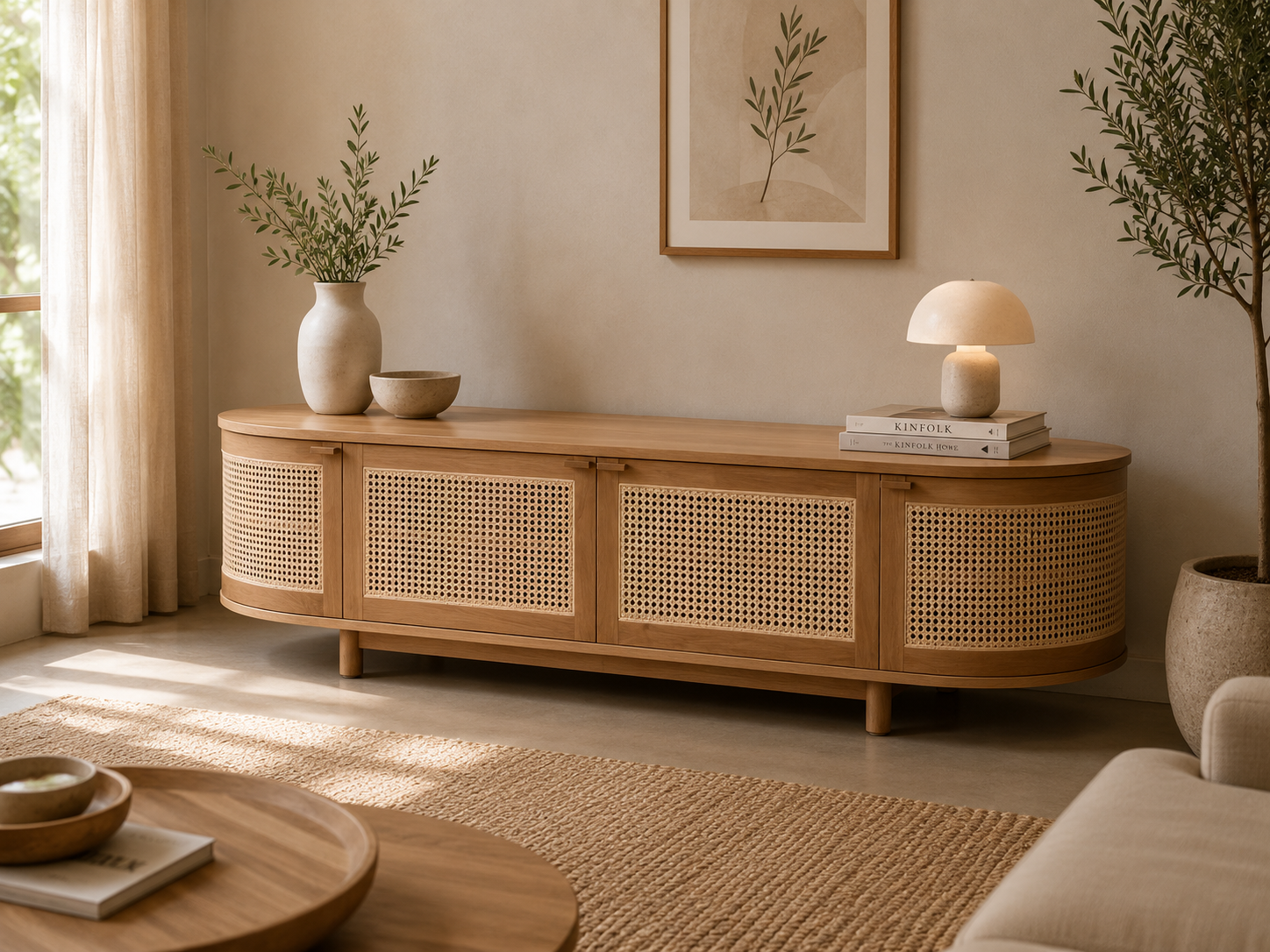 Teak TV console – Jav