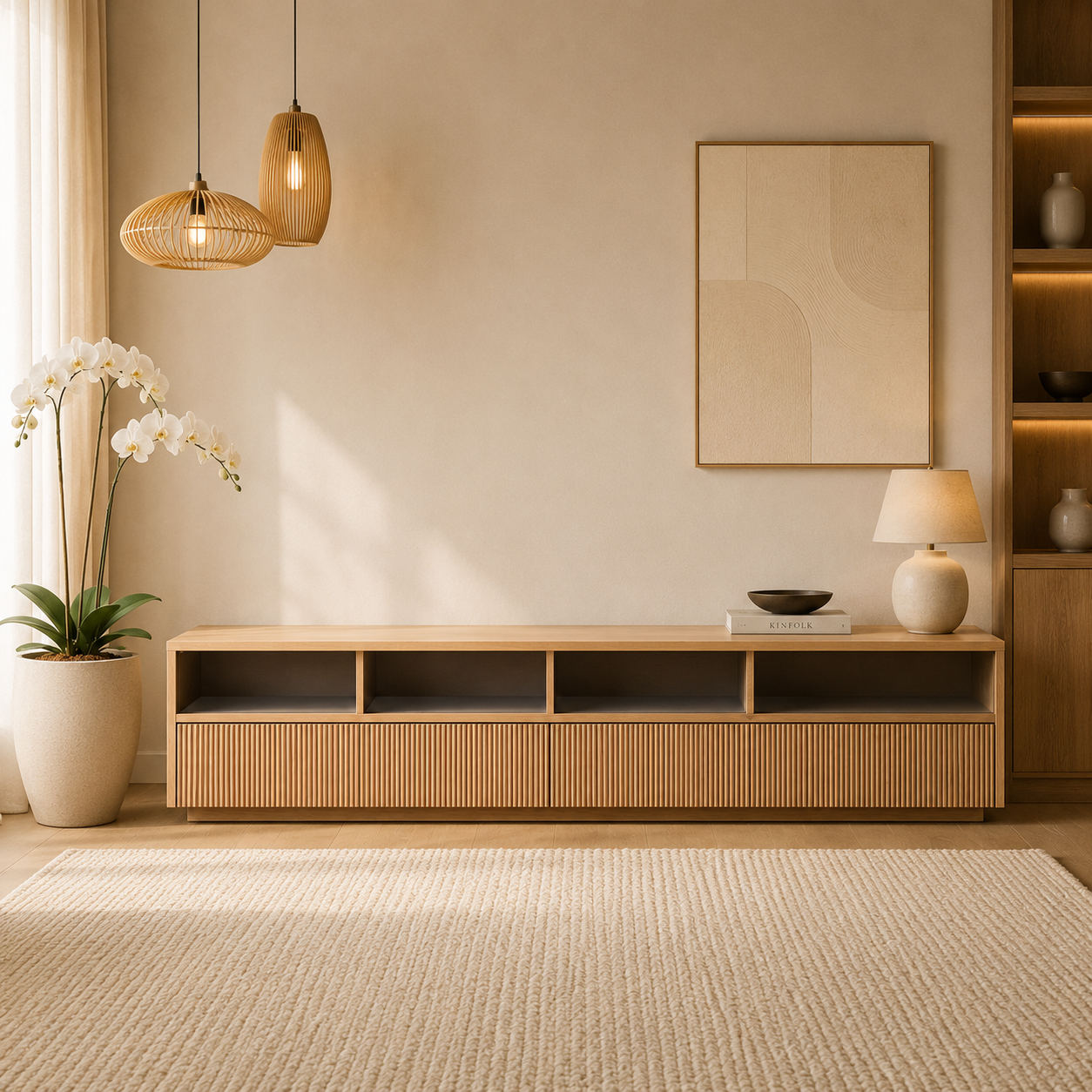 Teak TV console – Tari 1 Teak TV console – Tari