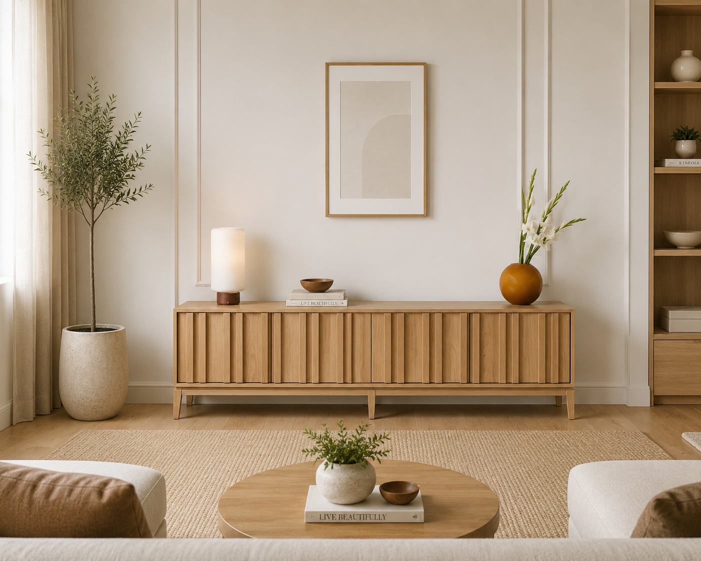 Teak TV console – Mi