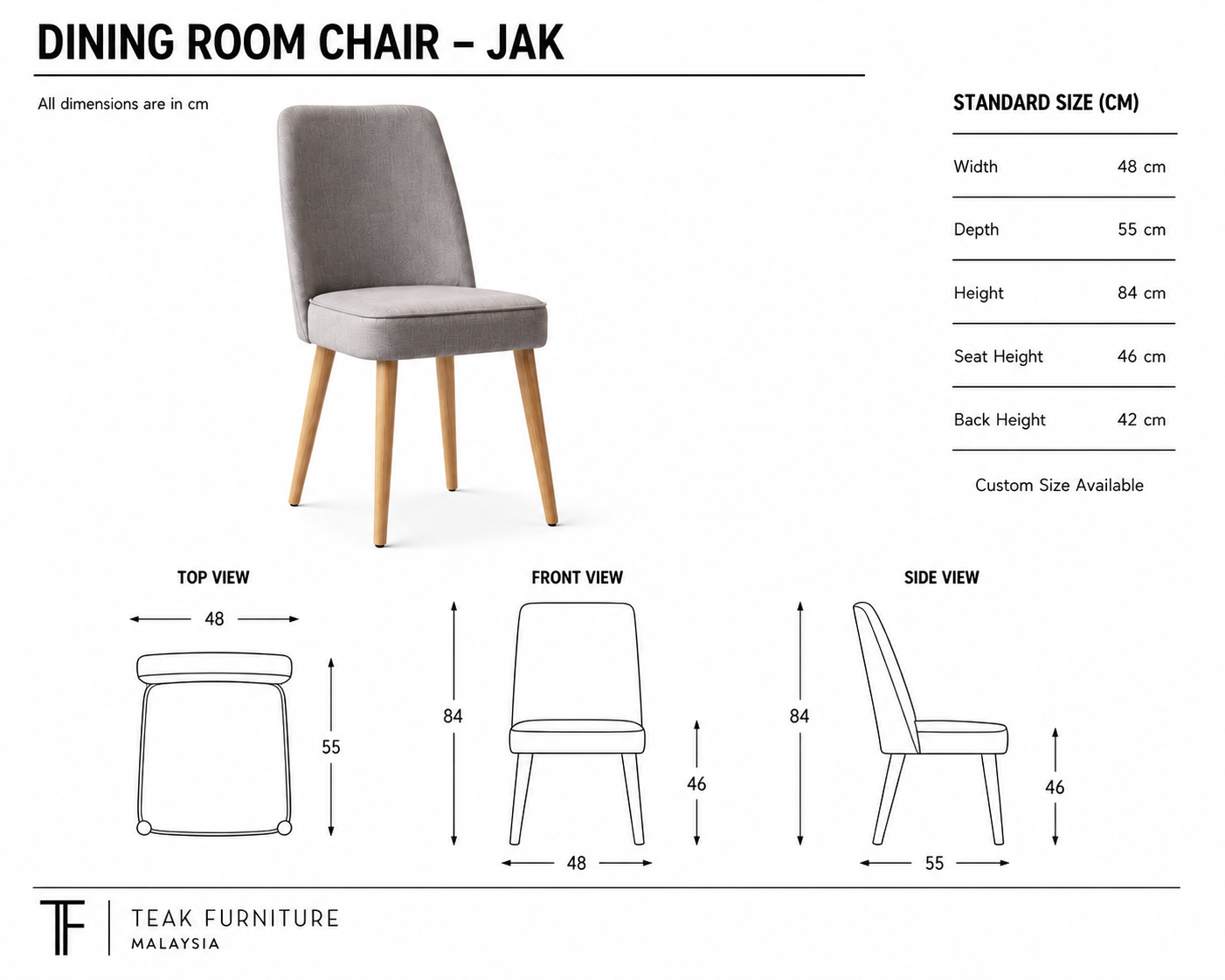 Dining Room Chair - Jak 8 Dining Room Chair - Jak - Image 6