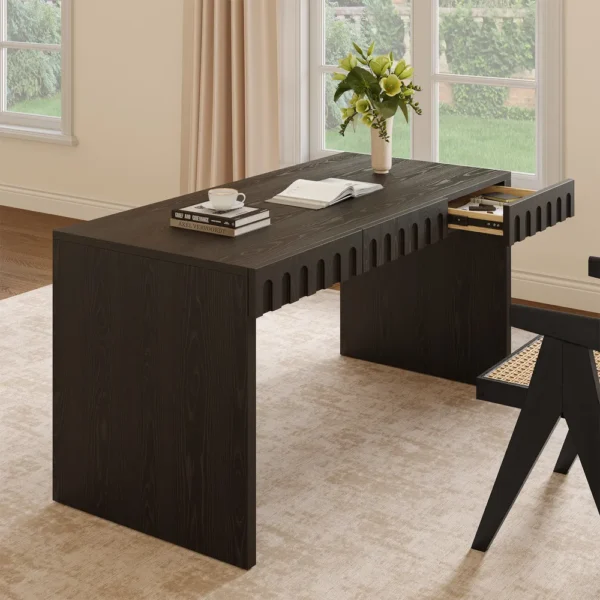 Teak Study Desk - A1 - Image 3