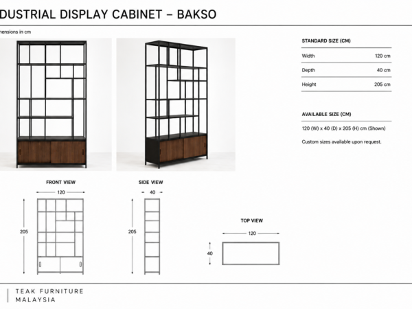 Industrial Display Cabinet – Bakso