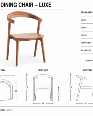 Home 34 Modern Dining Chair – Luxe