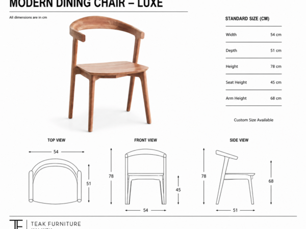 Modern Dining Chair – Luxe