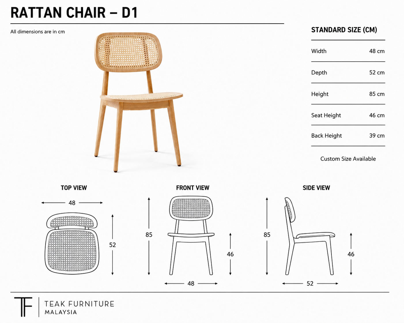 Rattan Chair - D1 11 Rattan Chair - D1 - Image 9