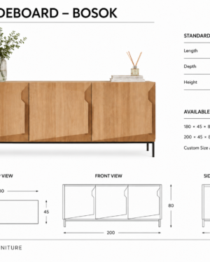 Home 25 Teak Sideboard – Bosok