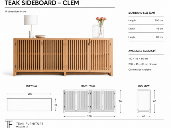 Teak Sideboard – Clem