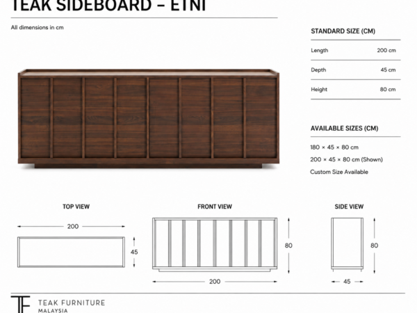 Teak Sideboard – Etni