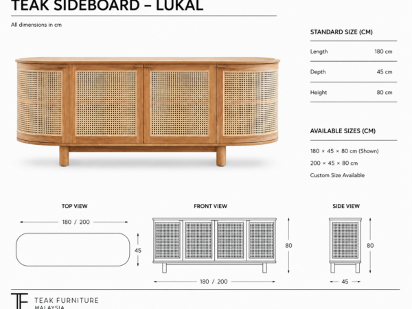 Teak Sideboard – Lukal