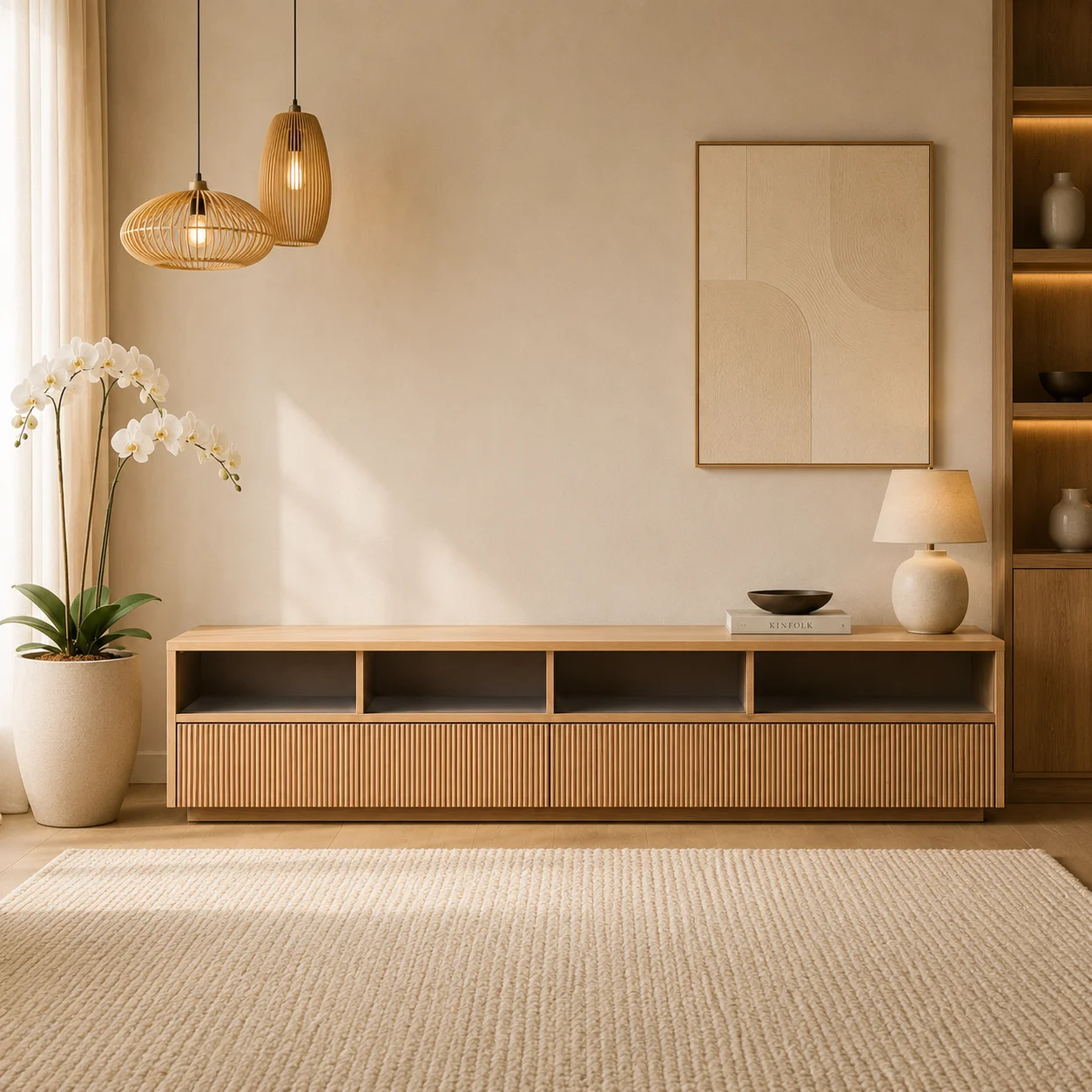 Teak TV console – Tari 1 Teak TV console