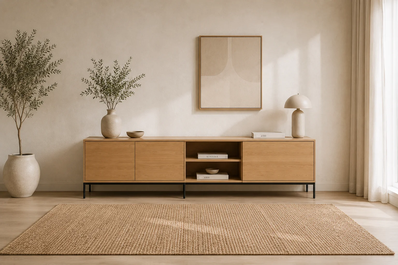 Teak TV console – Xa 1 Teak TV console