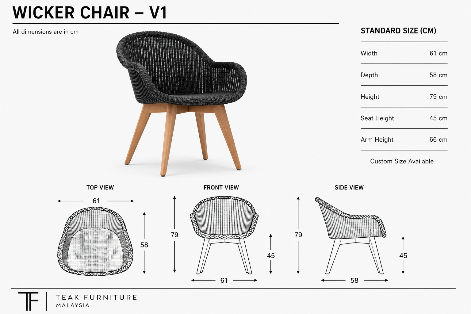 Wicker Chair - V1 7 Wicker Chair - V1 - Image 5