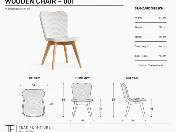 Wooden Chair – 001