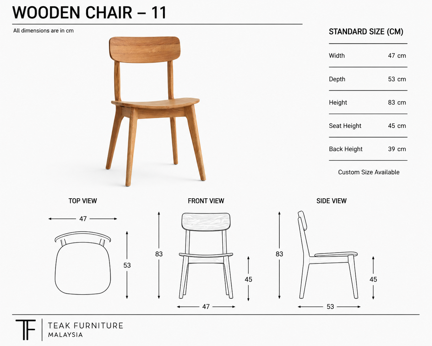 Wooden Chair - 11 7 Wooden Chair - 11 - Image 5