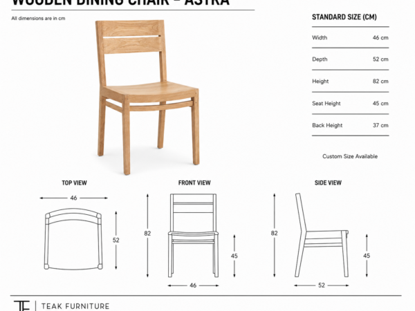 Wooden Dining Chair – Astra