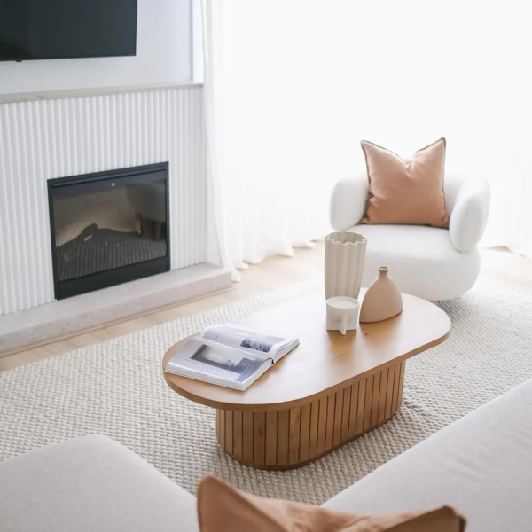 wood coffee table