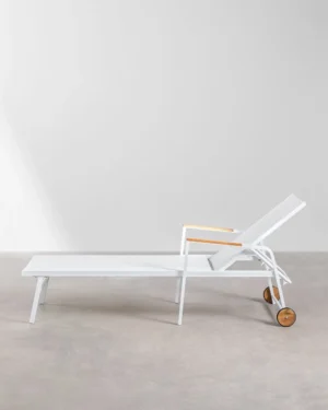 Aluminium Reclining Lounger