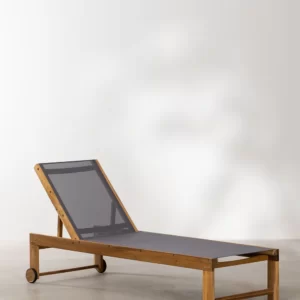 Reclinable Wooden Lounger