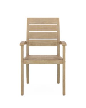Friday Arm Chair Brushed Teak