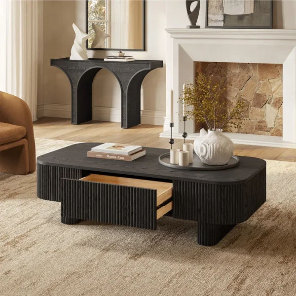 Teak Coffee Table - Luna - Image 3