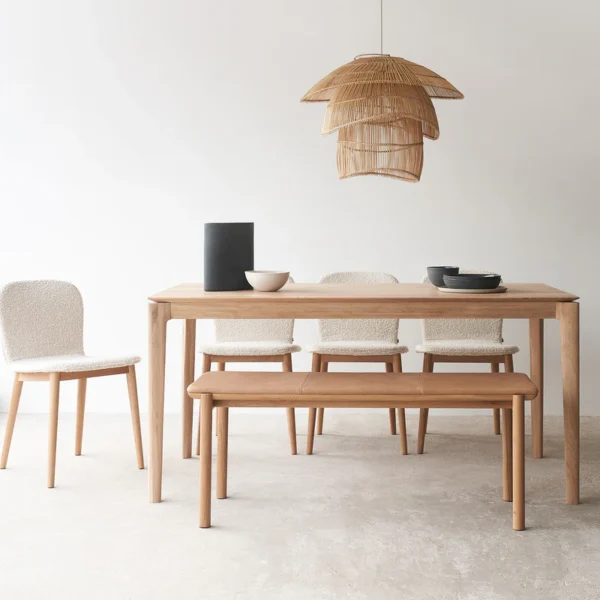 6 Seater Dining Table Set with Comfortable Chairs for Malaysian Homes